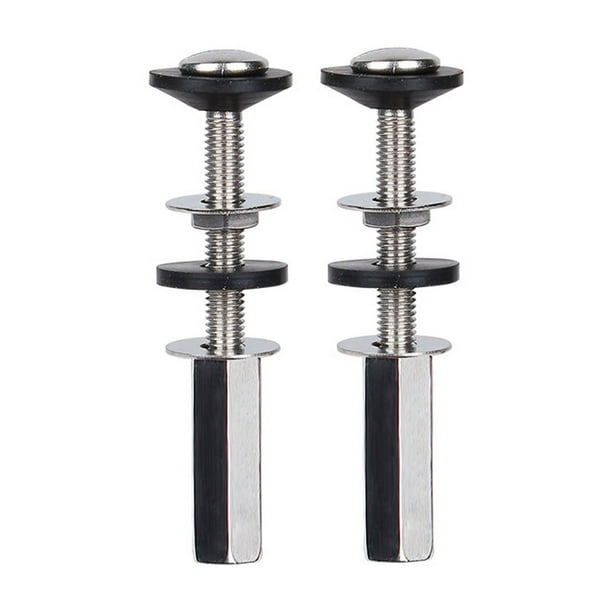 Injueey El kit de accesorios para inodoro resistente con tornillos de acero inoxidable es un kit de baño más resistente y duradero Accesorios de baño 02 versión mejorada