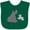 Green, variant on Inktastic Cute Rhinos Boys or Girls Baby Bib