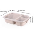 thumbnail image 2 of CRCMURE Closure Bags lids Boxes Meal Prep Plastic Lunch Containers With 3 Compartments Reusable Bento Box For Kids/Toddler/Adults Food Storage Containers With Lids Microwave/Dishwasher/Freezer Safes, 2 of 8