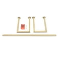thumbnail image 6 of Miumaeov 39.3" Wall Mount Garment Rack Industrial Iron Rod Clothes Hanging Bar for Home Gold, 6 of 12