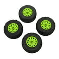 thumbnail image 3 of RC Short Course Truck Tires, Strong Cushioning Short Course Truck Tires 4.6cm Width  For 1/10 Green, 3 of 8
