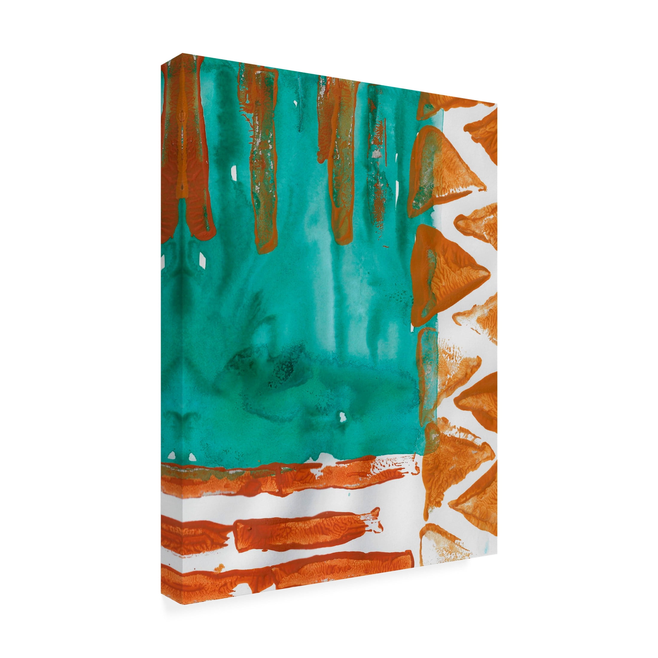 Canvas Wall Art - Maliq 'All Directions' Wall Art for Living Room, Bedroom, or Office Décor by Trademark Fine Art - 18 x 24 Inches