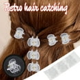 thumbnail image 1 of HomeKingdee 24 Pcs Bow-knot Hollow Small Grasping Clips - Transparent Plastic Hair Clips for Women Girls Daily Hairstyling Accessories, 1 of 4