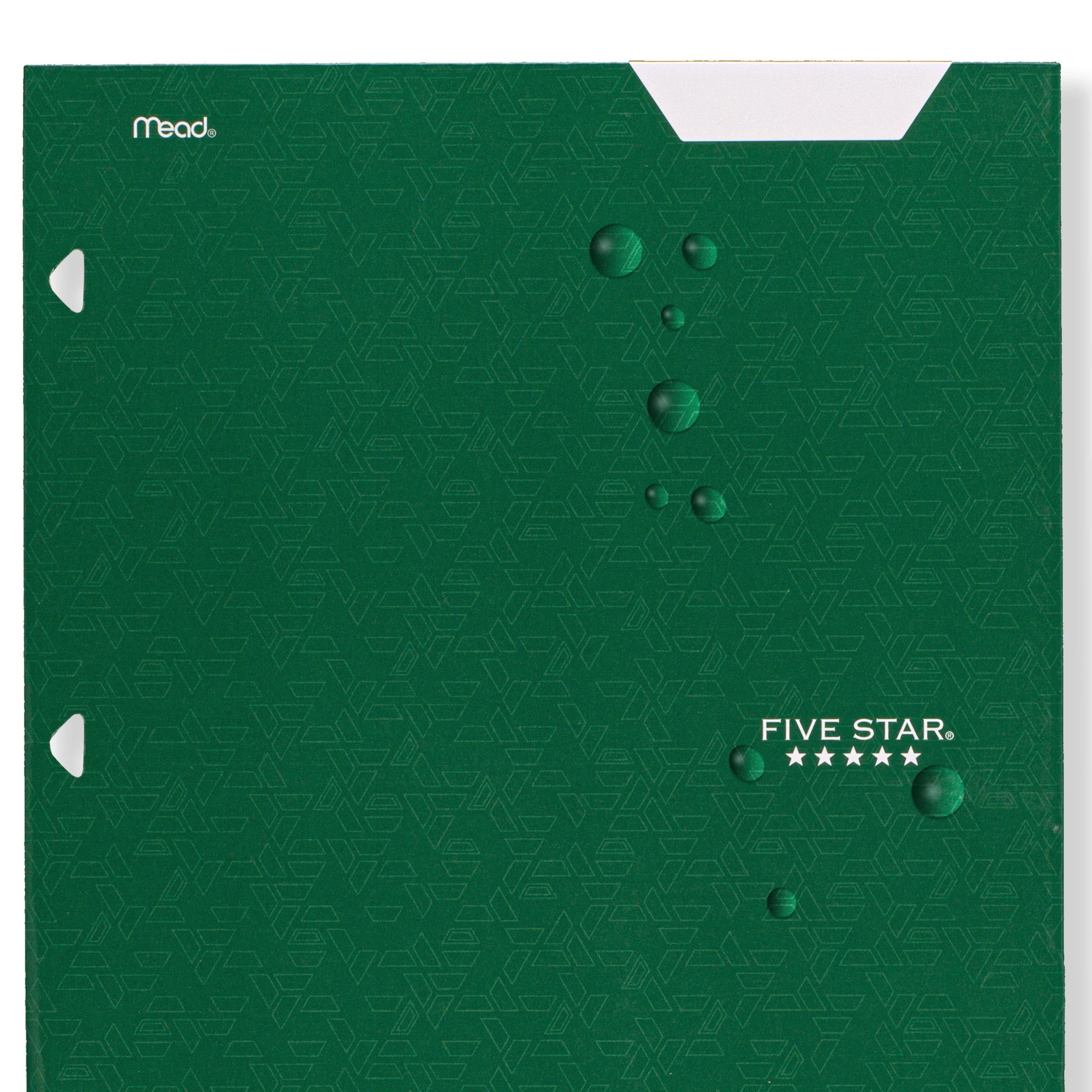 Five Star 4-Pocket Paper Folder, Pacific Blue (331060A-WMT22