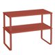 thumbnail image 1 of SONGMICS Estante Organizador de Gabinete, Juego de 2 Estantes para Mostrador de Cocina, Almacenamiento de Cocina, Especiero, Apilable, Expandible, de Metal y Madera de Ingeniería, Rojo Mandarín UKCS20, 1 of 1