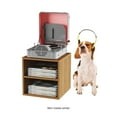 thumbnail image 5 of Lavish Home Modern Stackable Modular Cube End Table with Shelves (Brown), 5 of 6