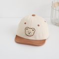 thumbnail image 1 of Gorra de béisbol con dibujo de oso para bebé, gorro de sol suave con visera para exteriores, Verano Fivean unisex, 1 of 2