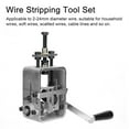 thumbnail image 4 of Electric Wire Stripper Manual Wire Stripping Tool Copper Cable Peeling Machine with Crank with Electric Drill for 2-24mm Wire ,Easy to Operate, 4 of 6