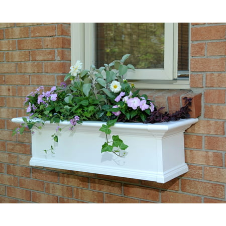 Yorkshire Window Box 3FT White (Best Soil For Window Boxes)