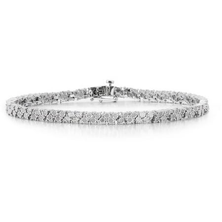 925ss 1.00 Cttw Miracle Plate Bracelet