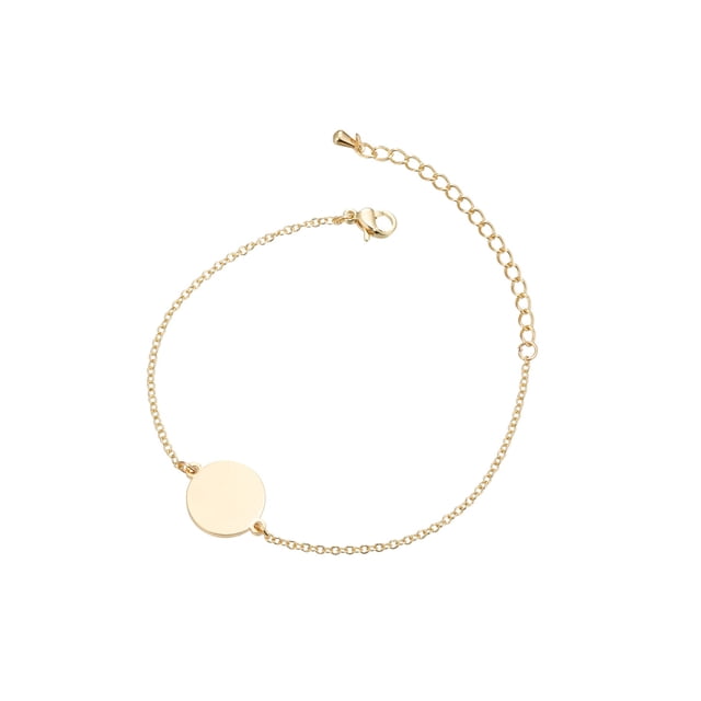 Brazalete de eslabones de cadena nupcial Qarigey para mujer ajustable color Oro AP015797-01