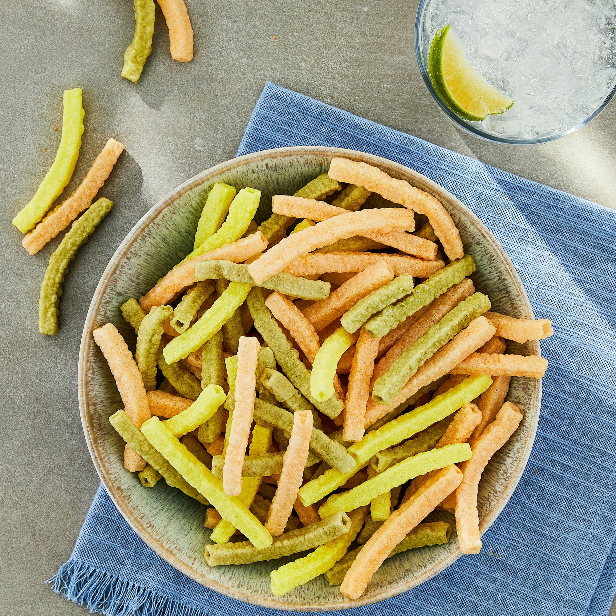 (3 pack) Great Value Sea Salt Veggie Straws, 7 oz