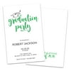 Personalized Cap With Tassel Graduation Party Invitation