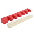 thumbnail image 2 of Support de Queue de Billard à 6 Trous, Support Mural pour Queue de Billard 28cm/11.02 Pouces Clips de Queue de Billard pour Bar de Piscine pour Joueurs de Billard Support de Queue de Billard en Caoutchouc, 2 of 8
