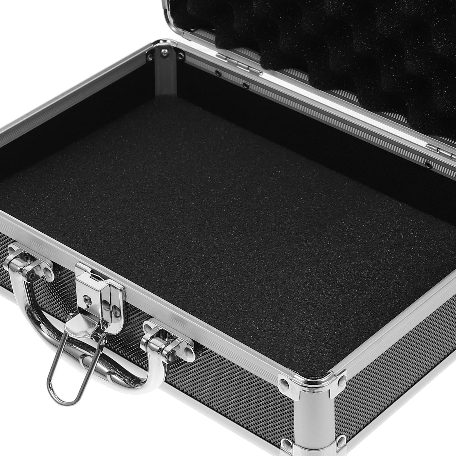 Worgeous Aluminum Alloy Briefcase With Lock And Foam Metal Hard Case Toolbox For Men Women Travelers Luggage Craftsman Travel Cash