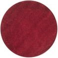 thumbnail image 3 of SAFAVIEH California Plush Solid Shag Area Rug, Red, 4' x 4' Round - Modern Design, Red, Non-Shedding & Easy Cleaning, Ultra Plush Thick Pile, Ideal for Living Room, Bedroom, 3 of 13