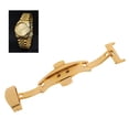 thumbnail image 2 of Filfeel Watch Clasp Buckle, Watchband Clasp, Butterflys Deployment Clasp With Buckle Stainless Steel Watch Clasp Buckle Watch Band Clasp Replacement Accessories Gold, 2 of 8