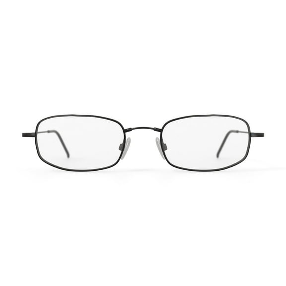 TiFlex Men's T1503 Rectangular Rectangular Prescription Eyeglasses with Case, Dark Pewter