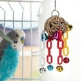 thumbnail image 2 of Juguete para pájaros, juguete de plástico para masticar pájaros, juguete de paja para pájaros, durabilidad prolongada, 2 of 8