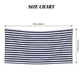 thumbnail image 2 of Goofa Navy Blue And White Stripes for Bath Towels ,Silver Fox Velvet Beach Towel, Quick-Dry Beach Towel, Bathroom Decor Soft Beach Microfiber Hair Towels 27.5x55in, 2 of 6