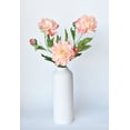 thumbnail image 5 of 28" Faux Peach Peony Stem, 5 of 6
