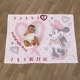 thumbnail image 2 of Disney Minnie Mouse Pink Super Soft Milestone Baby Blanket with Felt Marker, Girl, 40" x 50", 2 of 6