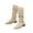 Khaki, variant on TKYCMSUAKI Mid Calf Boots for Women,Womens Faux Suede Knee High Boots Side Zipper Flat Low Heel Boot Shoes Pointed Toe Stretch Knee High Pull On Fall Weather Winter Boots