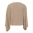 thumbnail image 6 of Ediodpoh Cardigan for Women Casual Long Sleeve Open Front Lightweight Knit Sweater Cover up for Daily Wear and Outfits Khaki M, 6 of 6