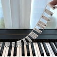thumbnail image 2 of Removable Piano Keyboard Note Labels Reusable Silicone 88 Keys Piano Notes Guide Stickers, 2 of 5