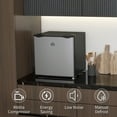 thumbnail image 5 of Kitchen Refrigerators HOMCOM Mini Freezer Countertop, 1.1 Cu.Ft Compact Upright Freezer with Removable Shelves, Reversible Door for Home, Dorm, Apartment and Office, Silver,Side By Side Refrigerator, 5 of 10