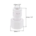 thumbnail image 2 of Uxcell Conectores rápidos rectos de rosca hembra G1/2 a tubo de 3/8" Paquete de 10, 2 of 5