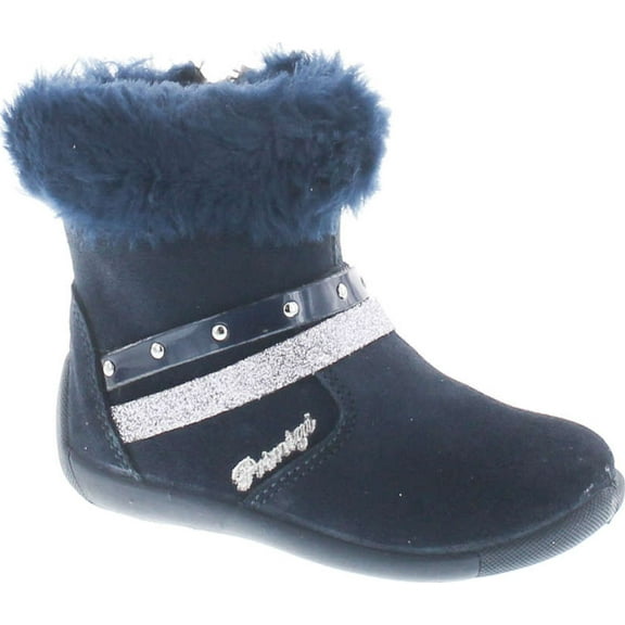Primigi Girls Designer Fashion Fur Trimmed Booties