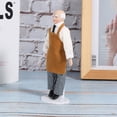 thumbnail image 4 of Porcelain Doll Miniature Dollhouse Accessories Dollhouse Miniature Man Ceramic Doll People Miniature Porcelain Doll Chef Porcelain Doll Model For Dollhouse #1,#2,#3, 4 of 8