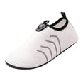 thumbnail image 3 of Domuza water shoes for women, Quick Dry Slip-On Aqua Socks, Non Slip Barefoot Shoes for Beach Swim Pool Yoga White 8.5（EU-41）, 3 of 6