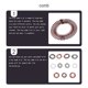 thumbnail image 3 of Qarigey U-Part Peluca Peine Clip Pelucas Accesorios Peines Resistente al desgaste Belleza Suministros de moda Accesorio de vestir Negro Cuidado del cabello Café, 3 of 6