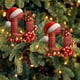 thumbnail image 3 of Adornos Navideños con Monograma Acrílico de 26 Letras y Gorro de Papá Noel | Adornos Colgantes 2D para Árbol de Navidad | Decoración Navideña para El Hogar | Adornos Navideños Multiusos para Chimenea, 3 of 5