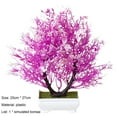 thumbnail image 2 of Artificial Bonsai  Fresh-keeping Soft Branches Practical  Ornamental Mini Faux Bonsai Tree, 2 of 5