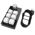 thumbnail image 1 of Teclado de 9 teclas Hotswap RGB compatible con interruptores de tipo Kuymtek  Macro Teclado mecánico Numpad para juegos Photoshop, 1 of 8