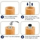 thumbnail image 5 of 128 Piezas Niveladores de Muebles Ajustables con Rosca M6 Tornillos en Patas de Silla Pies de Muebles Ajustables Niveladores de Patas, 5 of 5