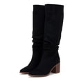 thumbnail image 3 of Ladies' pointed-toe mid-heeled knee-length boots with side zippers, 3 of 3