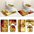 thumbnail image 2 of hejhncii Holiday Toilet Seat Cover Set Transform Your Bathroom for the Festive Season, 2 of 10