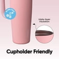 thumbnail image 4 of Tumbler Owala FreeSip 887 ml Acier Inoxydable Rose, 4 of 5