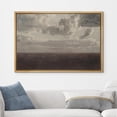 thumbnail image 2 of PixonSign Framed Canvas Print Wall Art Pastel Storm Cloud Landscape Nature Wilderness Illustrations Fine Art Decorative Farmhouse/Country Relax/Calm/Cozy Multicolor Zen for Bedroom - 24"x36" Natural, 2 of 5