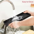 thumbnail image 5 of Deago Countertop and Vanity Tray - 12" Shatterproof Bathroom Tray, Flexible Silicone Soap Tray for Kitchen, Toilet Tank Tray, Bathroom Trays for Counter, Perfume Candle Key Valet Tray, 5 of 8