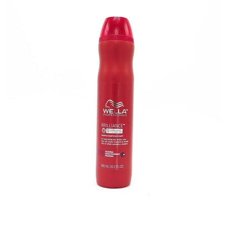 Wella Brilliance Shampoo for Fine To Normal Colored Hair, 10.1
