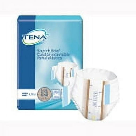 Tena 67803 Ultra Stretch Large/Extra Large Briefs 72/Case
