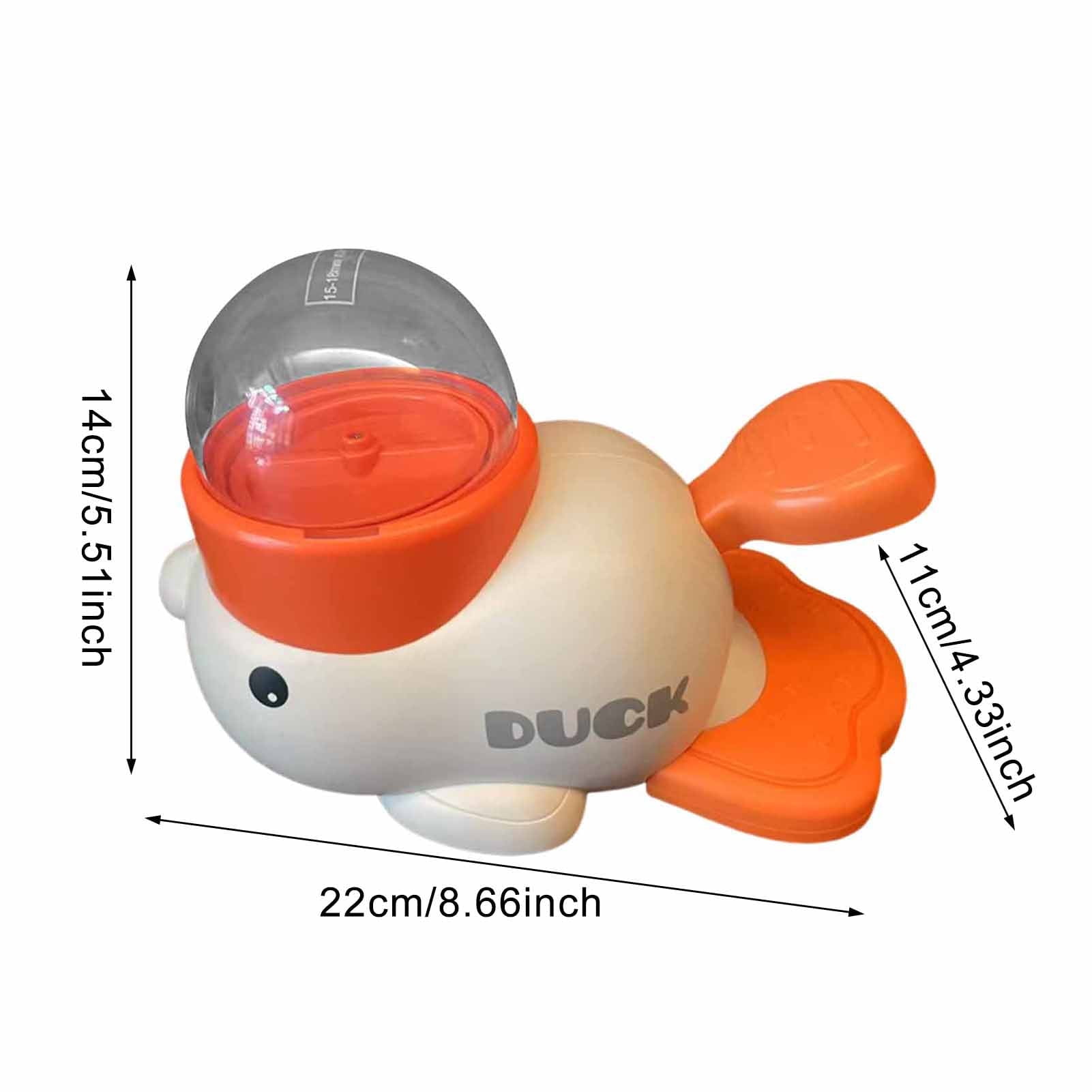 2-in-1 Slow Feeder & Puzzle Toy - Durable Duck Design for Small/Medium Dogs (Mental Stimulation, Anti-Bloating/Anti-Gulping) White