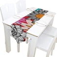 thumbnail image 5 of Coolnut 13"x70" Table Runner, Abstract Flower Pattern Washable Table Cloth Runner for Holiday Home Wedding Table Top Decoration, 5 of 5
