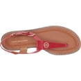 thumbnail image 2 of Sandalias Tommy Hilfiger Bennia para mujer, tamaño mediano, color rojo, talla 41, 2 of 3