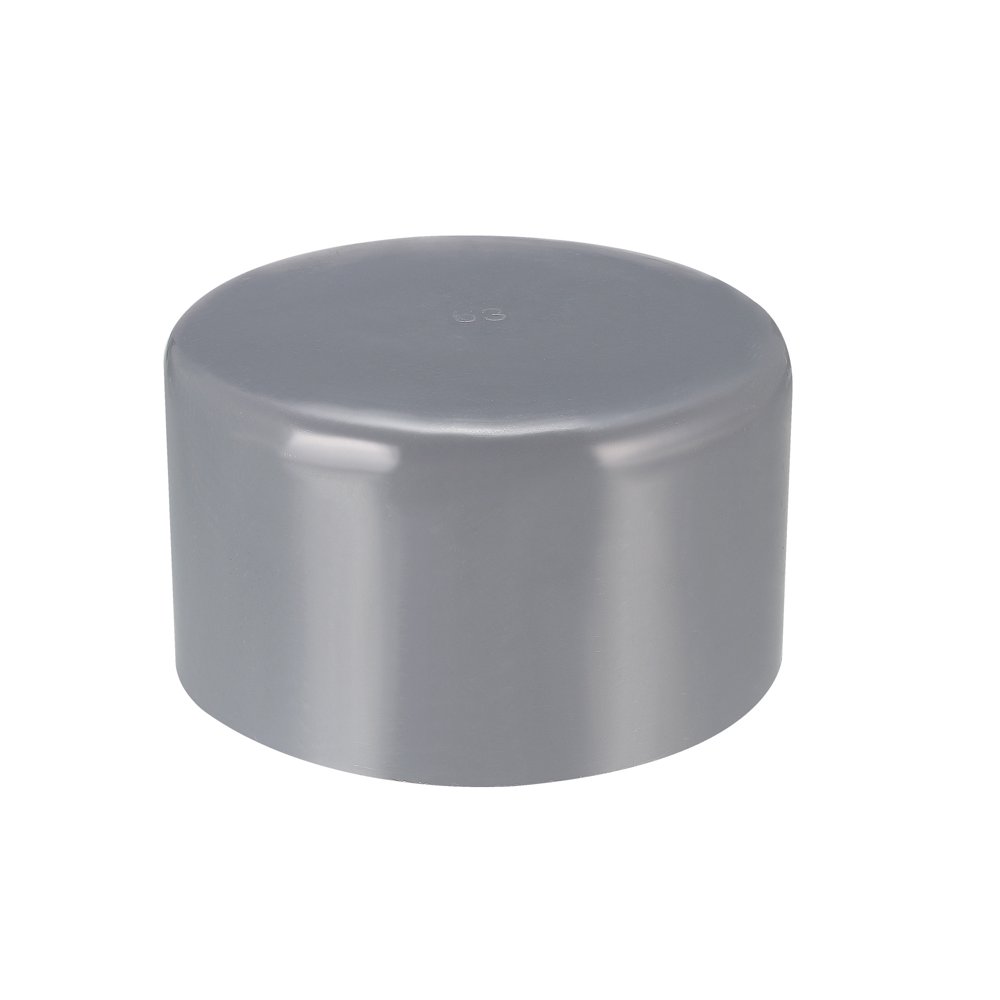 63mm PVC Pipe Cap Fitting, Slip End Caps DWV(Drain Waste Vent) Gray 4